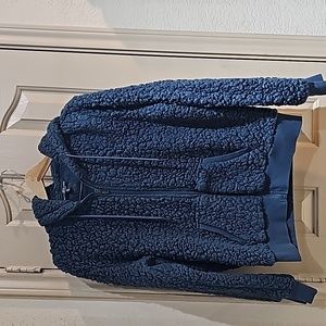 Marc New York Fleece zip front Hoodie size L